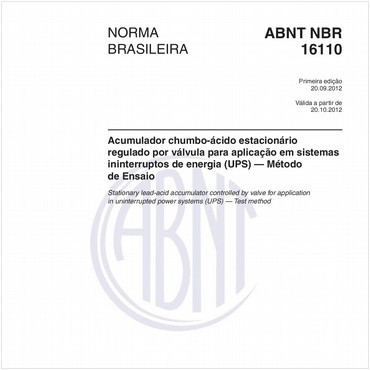 NBR16110 de 09/2012