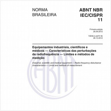 NBRIEC/CISPR11 2012 de 09/2012