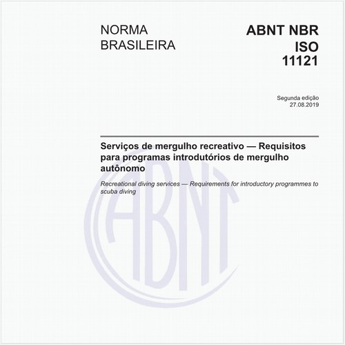 Serviços de mergulho recreativo — Requisitos para programas introdutórios de mergulho autônomo