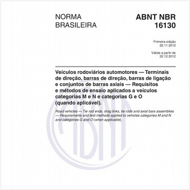 NBR16130 de 11/2012