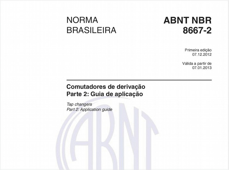 Comutadores de derivação - Parte 2: Guia de aplicação