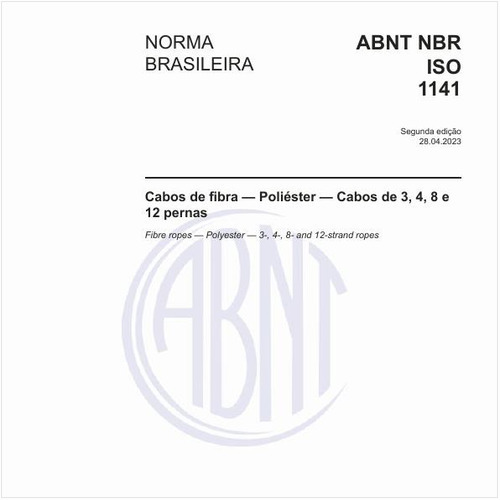 Cabos de fibra - Poliéster - Cabos de 3, 4, 8 e 12 pernas