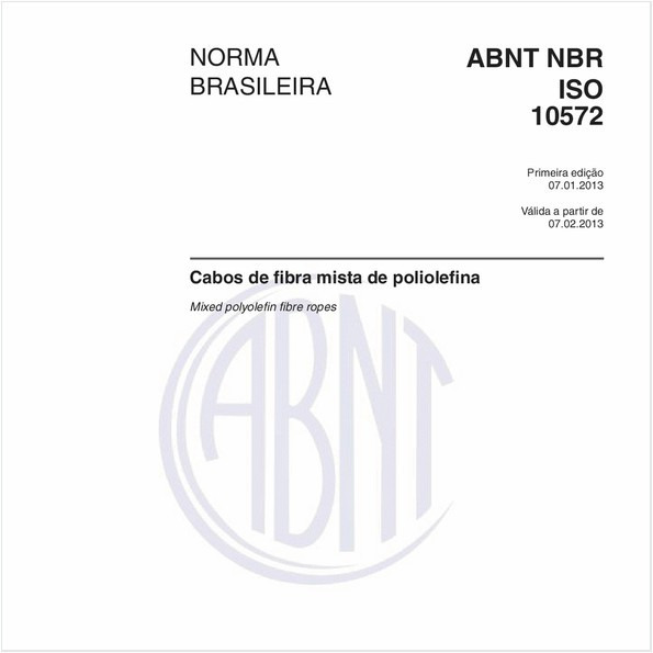 Cabos de fibra mista de poliolefina