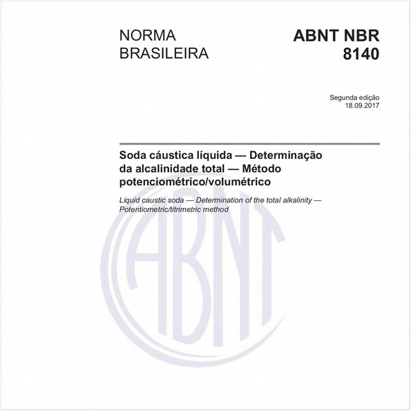 Soda cáustica líquida - Determinação da alcalinidade total - Método potenciométrico/volumétrico