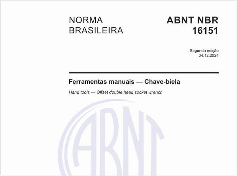 Ferramentas manuais - Chave-biela