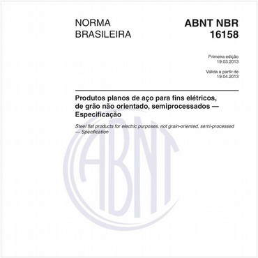 NBR16158 de 03/2013