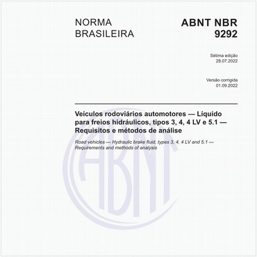NBR9292 de 07/2022