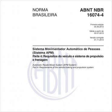 NBR16074-4 de 06/2013