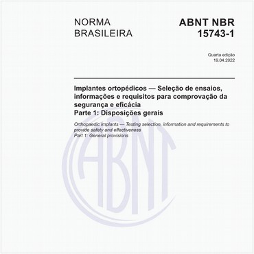 NBR15743-1 de 04/2022