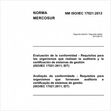 NM-ISO/IEC17021 de 06/2013