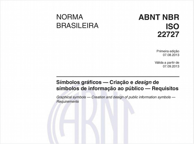 Símbolos gráficos — Criação e design de símbolos de informação ao público — Requisitos