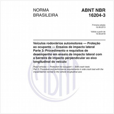 NBR16204-3 de 08/2013
