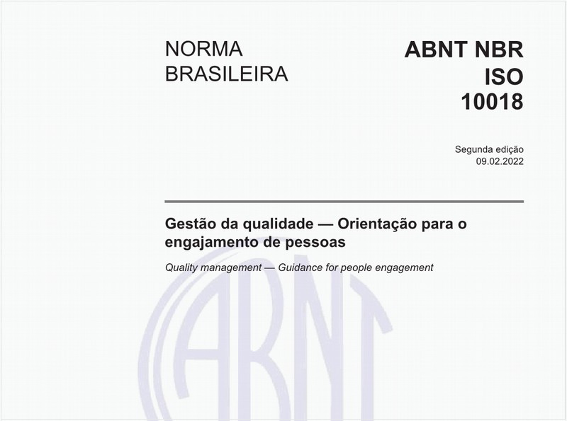 Gestão da qualidade — Orientação para o engajamento de pessoas