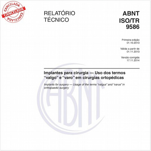 Implantes para cirurgia - Uso dos termos "valgo" e "varo" em cirurgias ortopédicas