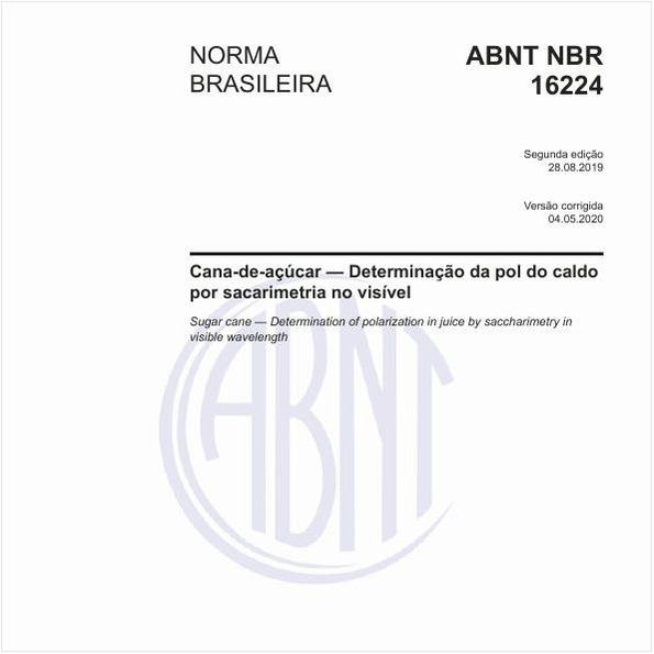 Cana-de-açúcar — Determinação da pol do caldo por sacarimetria no visível