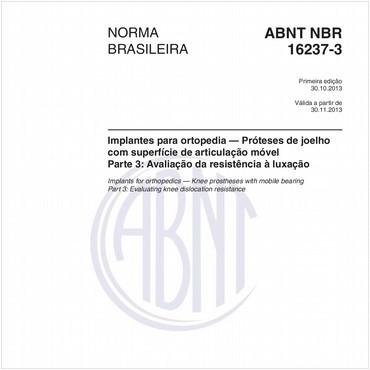 NBR16237-3 de 10/2013