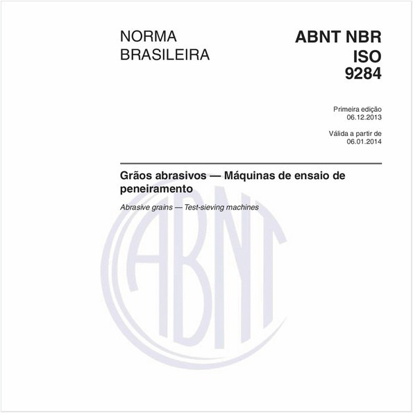 Grãos abrasivos — Máquinas de ensaio de peneiramento