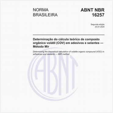 NBR16257 de 01/2020