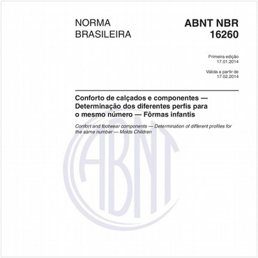 NBR16260 de 01/2014