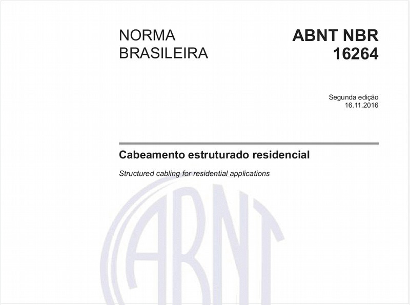Cabeamento estruturado residencial