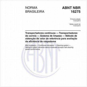 NBR16275 de 03/2014