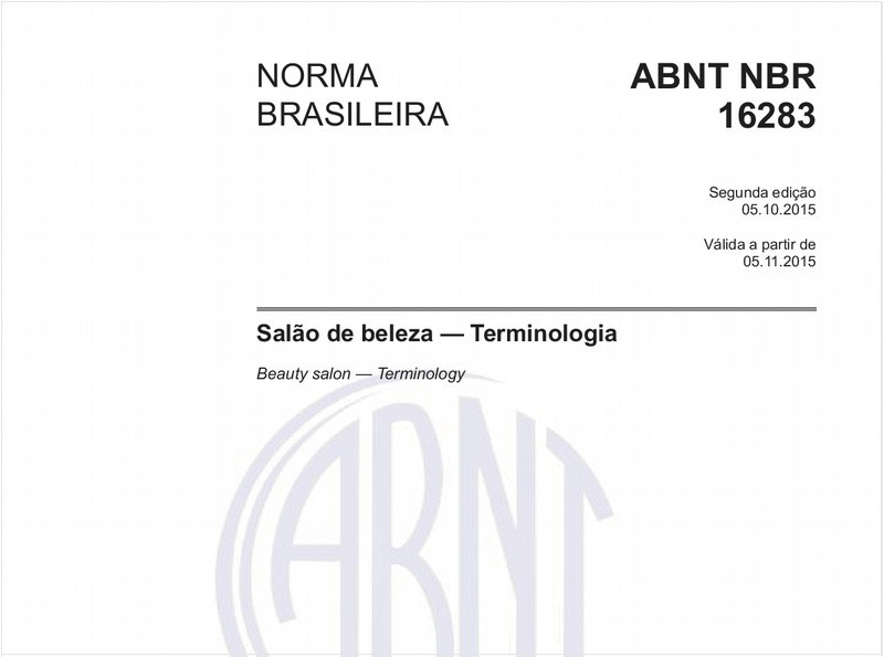 Salão de beleza - Terminologia