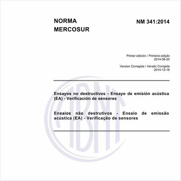 Ensaios não destrutivos - Ensaio de emissão acústica (EA) - Verificação de sensores