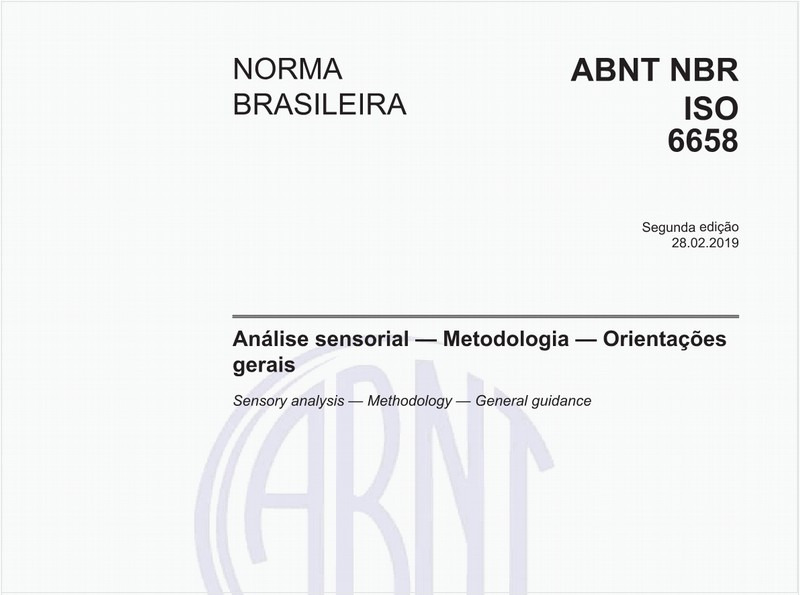 Análise sensorial - Metodologia - Orientações gerais