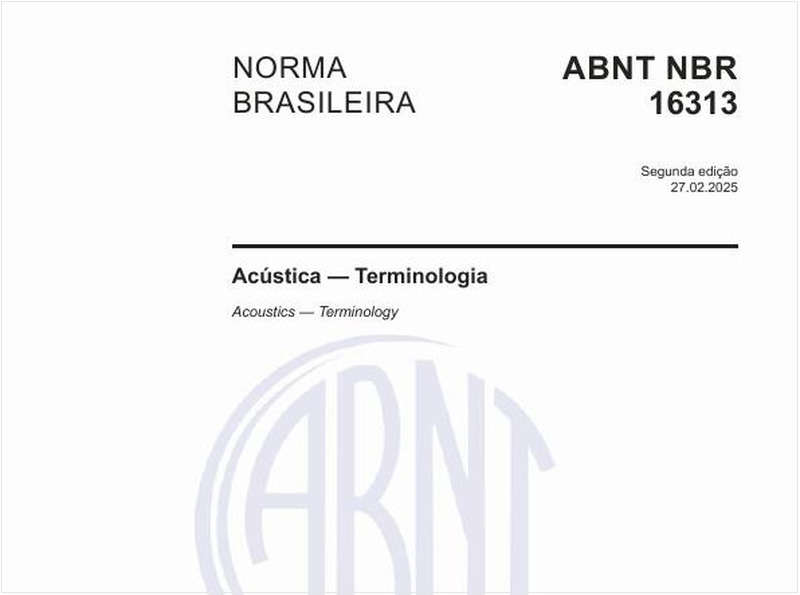 Acústica - Terminologia