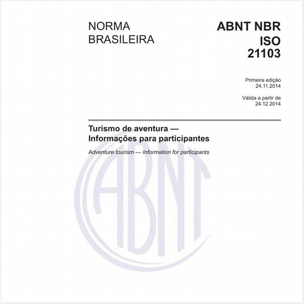 Turismo de aventura — Informações para participantes