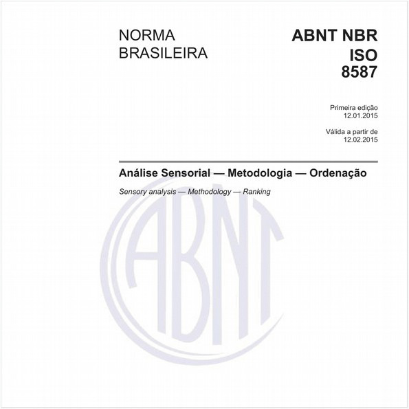 Análise Sensorial - Metodologia - Ordenação