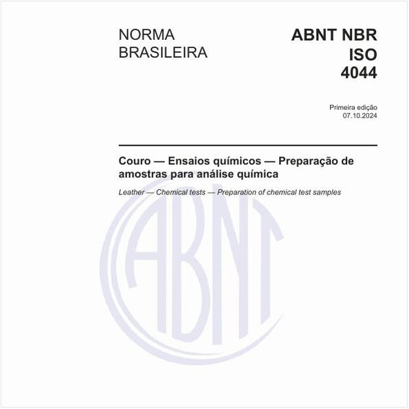 Couro — Ensaios químicos — Preparação de amostras para análise química