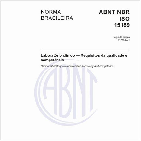 Laboratório clínico — Requisitos da qualidade e competência