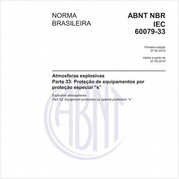 NBRIEC60079-33 de 04/2015