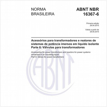 NBR16367-6 de 04/2015