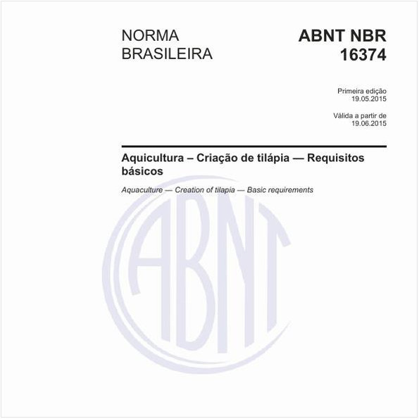 Aquicultura – Criação de tilápia — Requisitos básicos