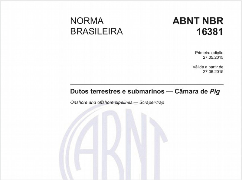 Dutos terrestres e submarinos — Câmara de Pig