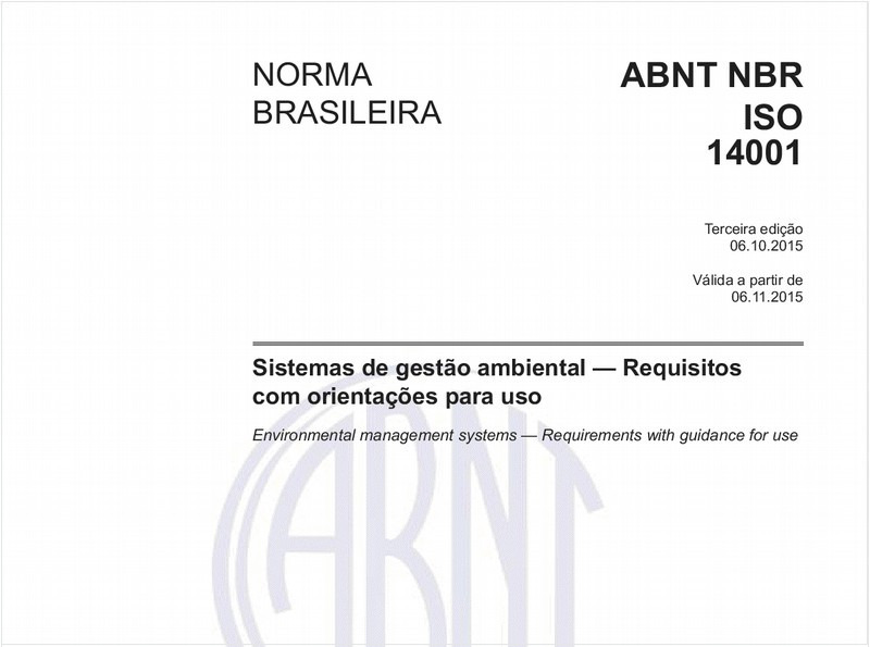 Versão comentada da Norma para Sistemas de gestão ambiental - Requisitos com orientações para uso, com mais de 80 páginas de comentários elaborados pelo engenheiro Eduardo Daniel