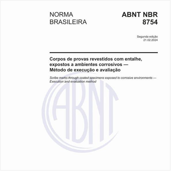 Corpos de provas revestidos com entalhe, expostos a ambientes corrosivos — Método de execução e avaliação