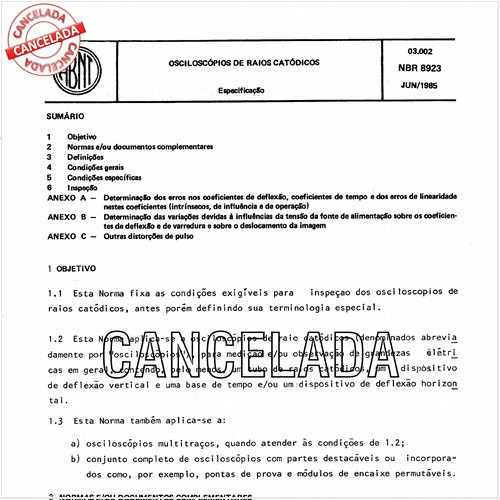 Osciloscópios de raios catódicos