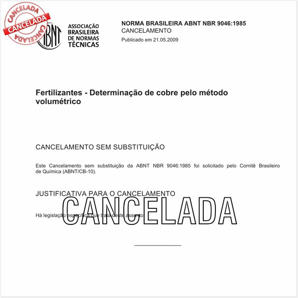 Fertilizantes - Determinação de cobre pelo método volumétrico