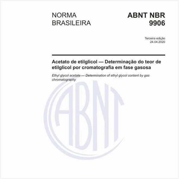 Acetato de etilglicol — Determinação do teor de etilglicol por cromatografia em fase gasosa