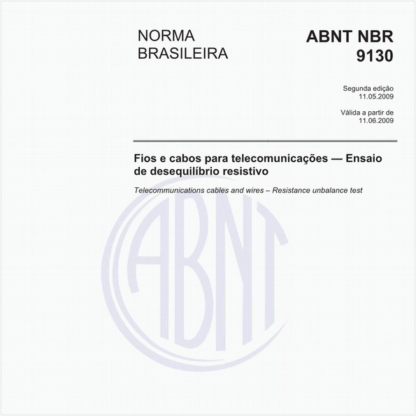 NBR9130 de 05/2009