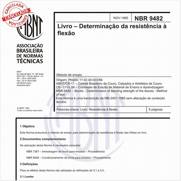 Livro - Determinação da resistência à flexão