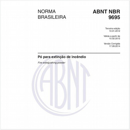 Pó para extinção de incêndio