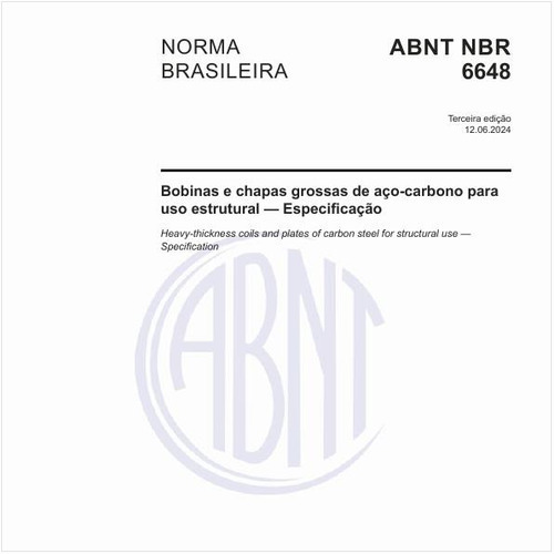 Bobinas e chapas grossas de aço-carbono para uso estrutural — Especificação
