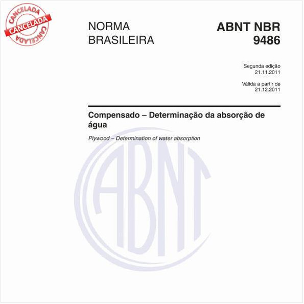 Compensado – Determinação da absorção de água