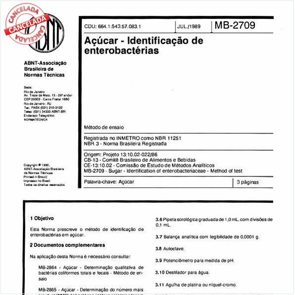 Açúcar - Identificação de enterobactérias