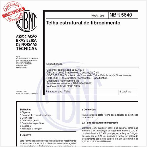 Telha estrutural de fibrocimento