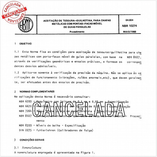 Aceitação de tesoura-guilhotina, para chapas metálicas com portas-facas móvel de guias paralelas